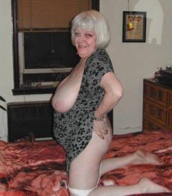 Granny showing her ass waiting for her young stud!Find sexy senior