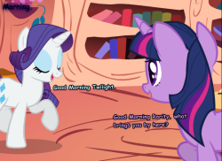 ask-luna-questions:  Twilight: So you me, Rainbow, and Spike!