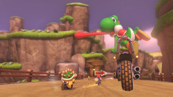 excitingbounty:  The last Leaf Cup course in MK8 is N64’s Yoshi