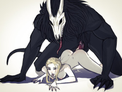 frankensteinsmonsterfucker: Gwen can take monster D like a champ