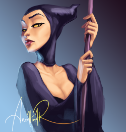 ancalinar:  Maleficent by ancalinar  A little fanart I did for