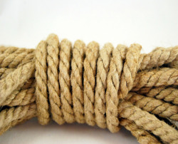 Hemp bondage rope organically sourced hand conditioned using