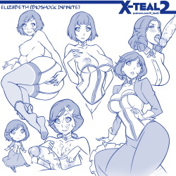 x-teal2:  Elizabeth and her versions …support me on patreon.com/X_teal2