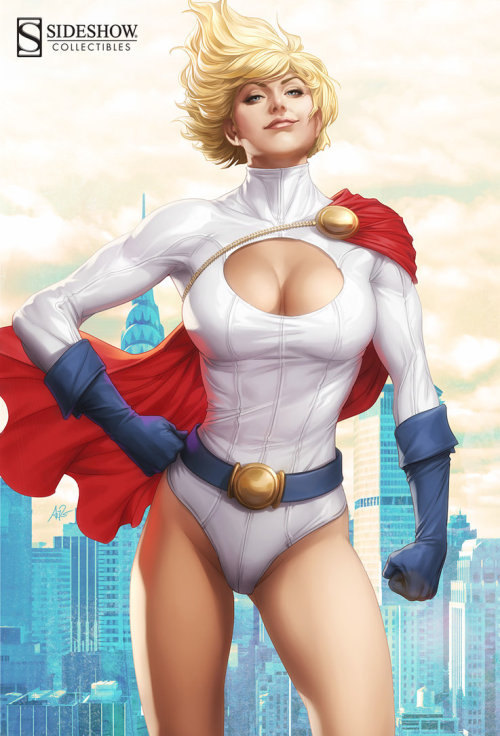 xombiedirge:  Power Girl & Batgirl Concept Art by Stanley Lau / Website / Tumblr Part of Sideshow Collectibles upcoming premium figure releases, previewed recently on the show floor at SDCC 2014. 