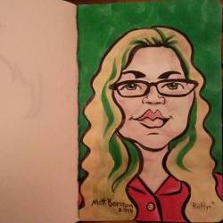 Portrait of Kaitlyn. #portraits #ink #brushpen #drawing #art