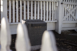 graveplaces:  A Captain’s grave in Historic Life-Saving Station