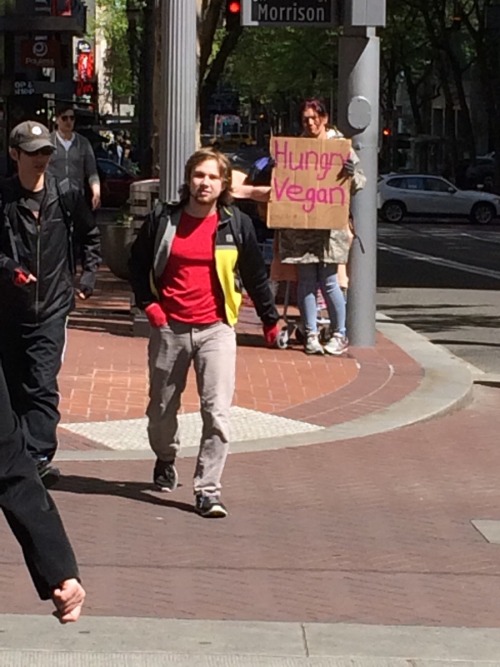 waytoomuchportland:  Hey lady, check your privilege. (http://imgur.com/QDVon3A)  Actually you can’t just change diets without getting sick. We have all had trouble one time in our life. So, When you see someone that needs help just make fun of