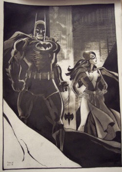 thebatandthecat:  Batman and Catwoman by Tim Sale