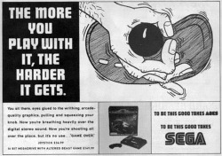 Sega - Plus vous jouez avec, plus c’est dur.