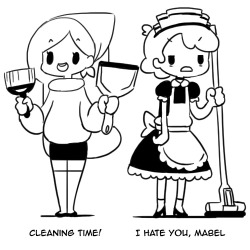 mikeinelart:  Spring-Cleaning! Keep reading   cuties!