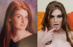 Faye Reagan:Â The way she looks on her highschool graduation