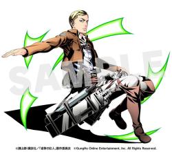 First look at Erwin and Hanji in the 2nd Shingeki no Kyojin x