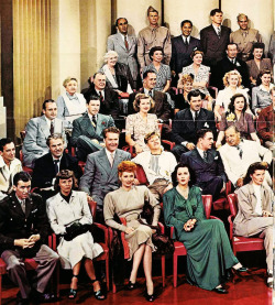 hollywoodlady:  A group photograph of MGM’s stars and starlets