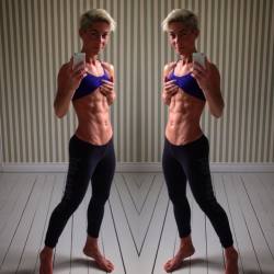 luvherfitbody:  @annlouiseenglund    #thoseABS      #FitWomanLuvrApproved