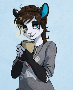 furballthefurry:  i love coffee (CM) - by uni