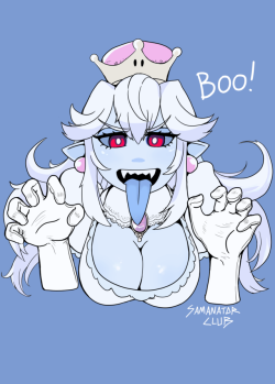samanatorclub:A quick doodle of Booette? Or is it Queen Boo?