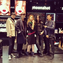 ygkpluswithfriends:[Instagram] YGK+ models at moonshot new Gangnam