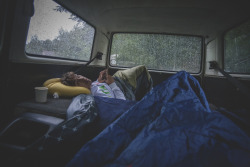     rainy summer morning  Roadtrip.  OMFG.   okay this looks