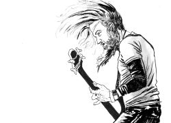 lexiconmegatherium:  Inktober 08 - “Rock”Troy Sanders of