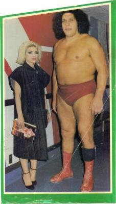 Short-lived 1980s WWF tag-team, Debbie Harry & Andre the