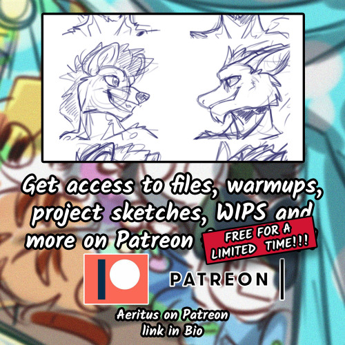 Quick Patreon promo!Just posted a bunch of commissions sketches