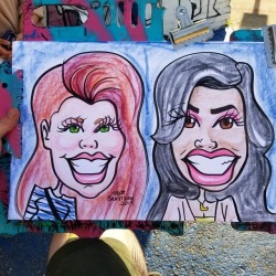 Caricature done at Dairy Delight. Summer means ice cream for