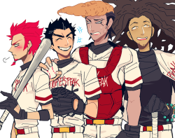 neukgol:  hope’s peak baseball club AU SEND HELP PLZ 