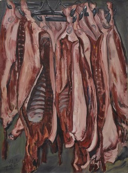 thunderstruck9:Zeng Fanzhi (Chinese, b. 1964), Meat, 1992. Oil