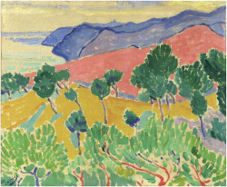 huariqueje:  The Côte d'Azur near Agay  -  André Derain  1905 