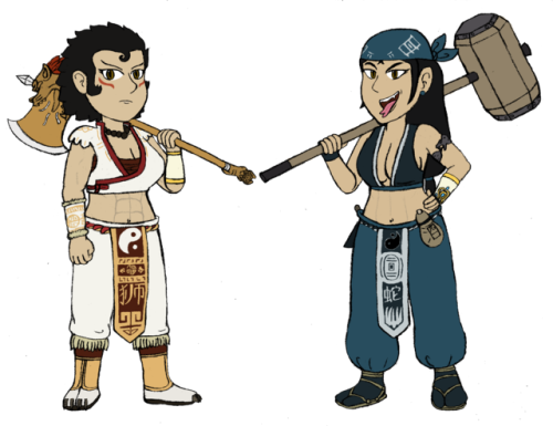 eternalshotacentral: Eternal Shota: The Lion and The Viper Artwork done by: @xxmercurial-darknessxx​ Concept drawings of the pirate captain duo and fraternal twins of the North Pacific Ocean!!  Their family ties bridge both cultures of the great nations