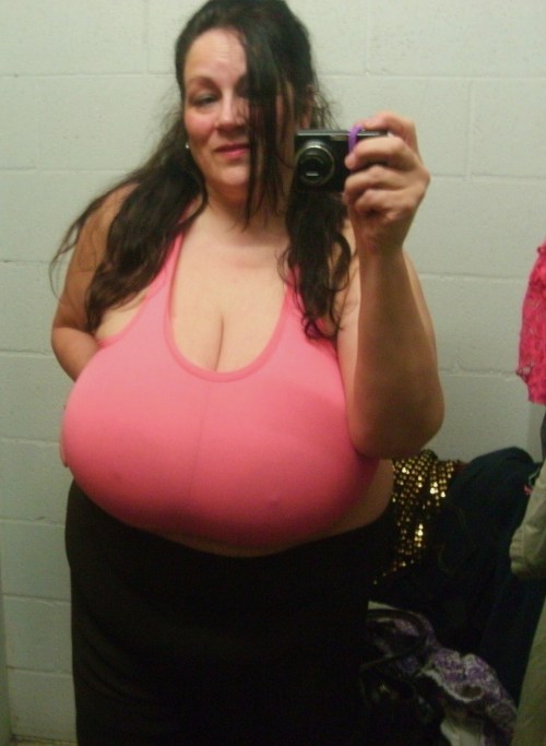 conan77fa:  rbop36:  gggman69:  46ll:   canâ€™t wear thisin public   my new favorite color,titty pink  You are so gorgeous!  I Love these Big Boobs !!Who is she ?   Nice