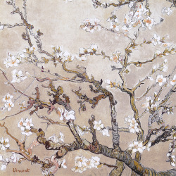 cinque-del-mattino:Almond Branches In Bloom, San Remy | Vincent