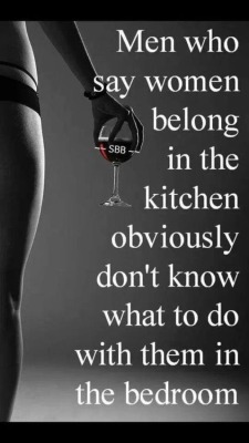 everthekinkier:  metallian1973:  true..I like sex in the kitchen.