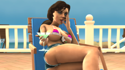 rated-l: Bikini-clad Elizabeth IMGUR Remember to submit animation