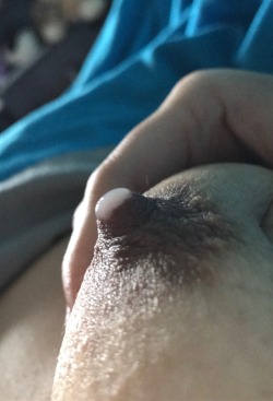 fatnips123:  Sexy dark nipples with milky topping (💦💦💦👅👅👅)