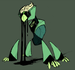 corpseauthority:  Corrupted Peridot design I drew like a month