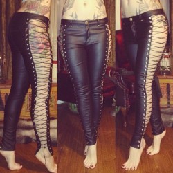 cervenafox:  Made these trousers today for Fridays shoot ❤️😊