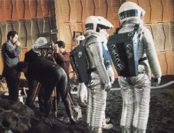 don56:  filming a scene in 2001:A Space Odyssey 