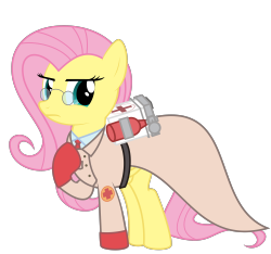 avastindy:  Fluttershy as Medic from Team Fortress 2 Art by Me