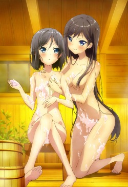 demongray:  Tsukiko Tsutsukakushi & Tsukushi Tsutsukakushi