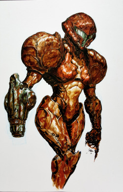 daverapoza:  Samus Aran from Metroid! Tried to get a better photo