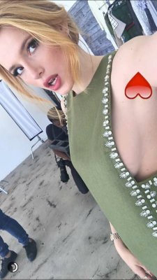 celebgoodies:  celebritiesuncensored:  Bella Thorne Sideboob