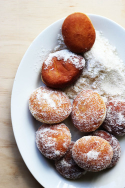 foodsforus:    Double Vanilla Jam Donuts