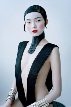 modelopolis:    Xiao Wen Ju photographed by Tim Walker for W