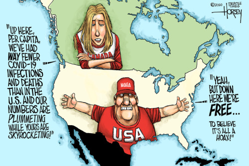 cartoonpolitics:    (cartoon by David Horsey)  