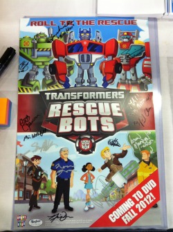 Rescue Bots signatures…!!! I’m so happy!!