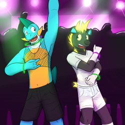 Gao goes dancing at a club.  Short little fic-let that came