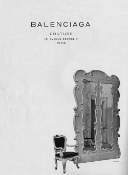 Vintage Balenciaga ad - 1930’s