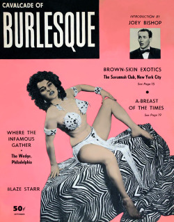 Blaze Starr appears on the cover of the September ‘54 issue