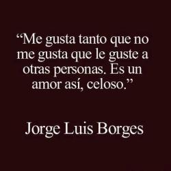 mividaesmiasolomia:  La frase de Jorge Luis Borges es sobre su